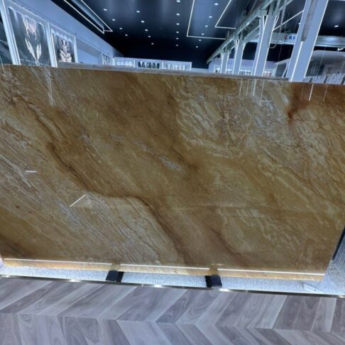 Слэб из кварцита Macaubas Gold